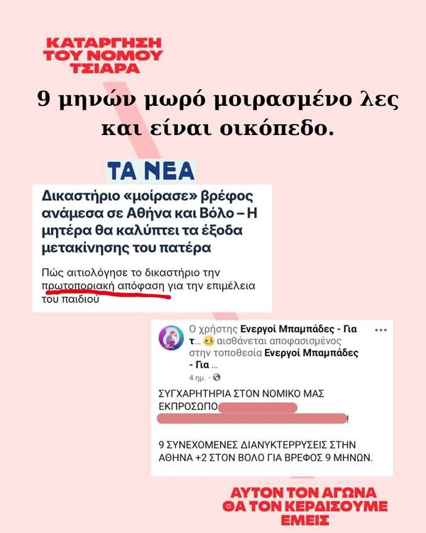 Σχολιάζοντας τα δικαστικά χρονικά του νόμου για την Υποχρεωτική Συνεπιμέλεια